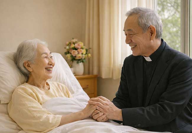 牧師に祈ってもらいたい